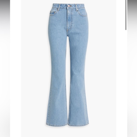 GANNI Betsy High Rise Flare Jeans - Picture 3 of 10